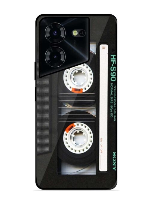 Sony Hf-S90 Cassette Glossy Metal Phone Cover for Tecno Pova 5 Pro (5G) Zapvi