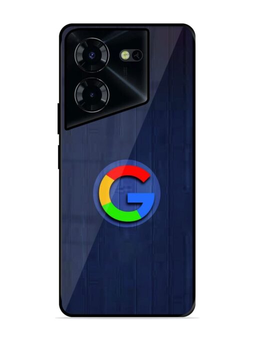 Google Logo Printed Glossy Metal TPU Phone Cover for Tecno Pova 5 Pro (5G) Zapvi