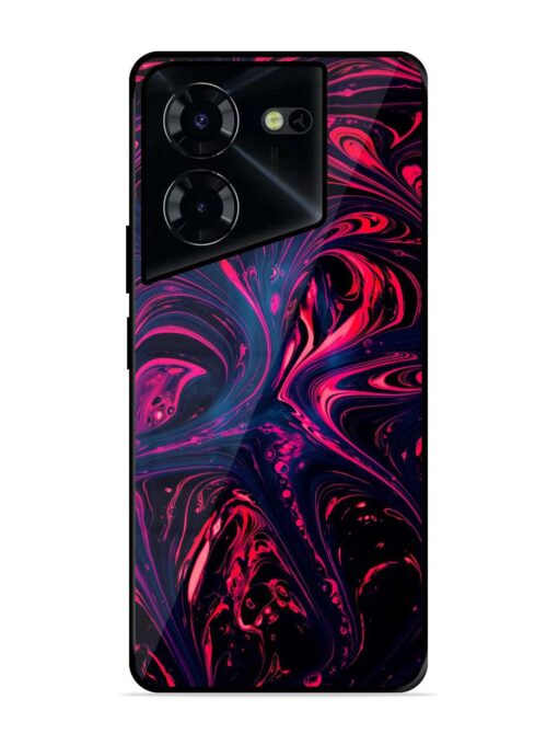 Abstract Background Glossy Metal Phone Cover for Tecno Pova 5 Pro (5G) Zapvi