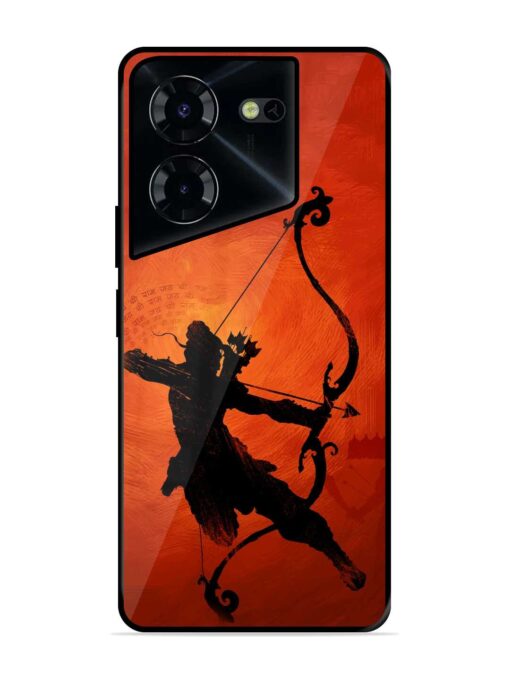 Illustration Lord Rama Glossy Metal Phone Cover for Tecno Pova 5 Pro (5G) Zapvi