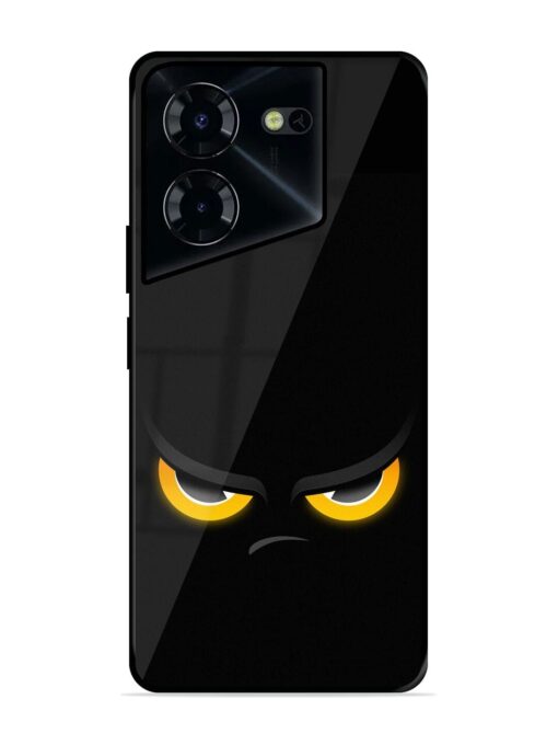 Scary Yellow Eye Glossy Metal TPU Phone Cover for Tecno Pova 5 Pro (5G)