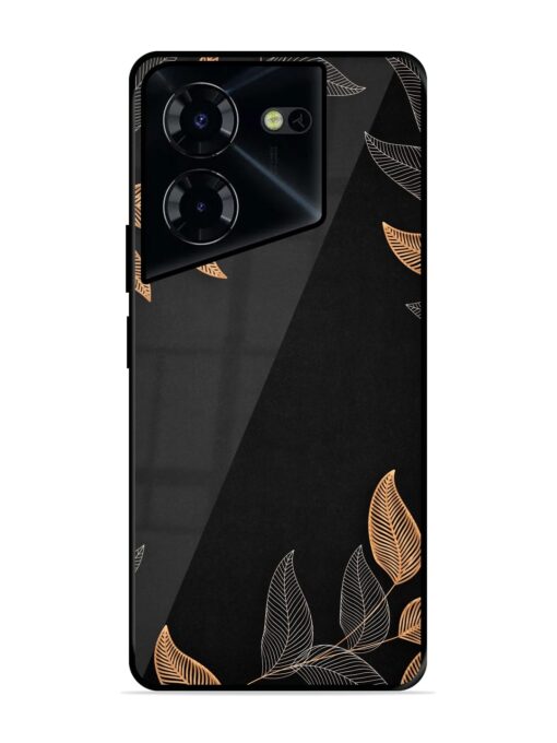 Foliage Art Glossy Metal Phone Cover for Tecno Pova 5 Pro (5G) Zapvi