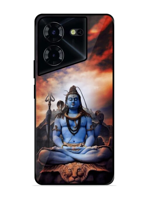 Jai Jai Shiv Glossy Metal Phone Cover for Tecno Pova 5 Pro (5G) Zapvi