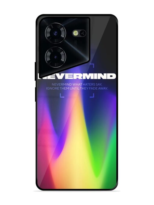 Nevermind Glossy Metal Phone Cover for Tecno Pova 5 Pro (5G)