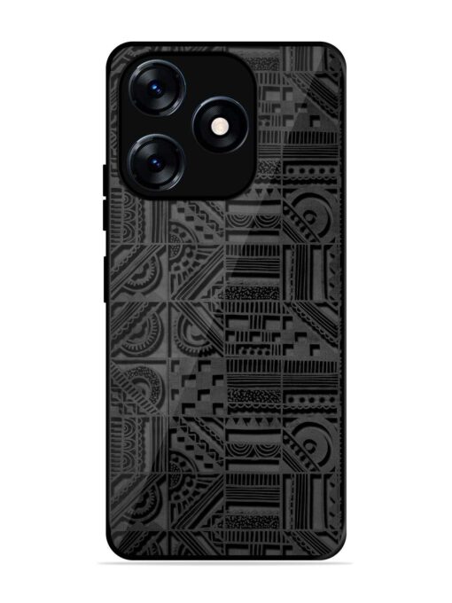 Seamless Pattern Glossy Metal Phone Cover for Tecno Spark 10 (4G)