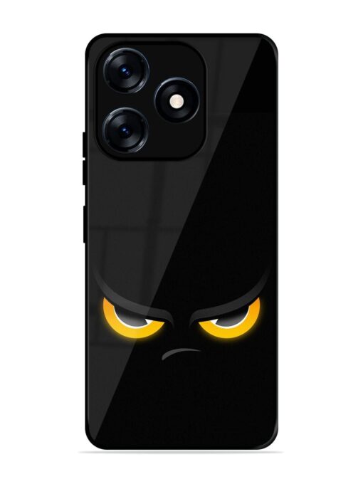 Scary Yellow Eye Glossy Metal TPU Phone Cover for Tecno Spark 10 (4G)