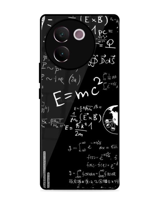 E=Mc2 Mass?Energy Equivalence Glossy Metal Phone Cover for Vivo V30E (5G)