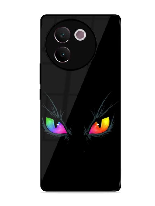 Cat Eyes Glossy Metal Phone Cover for Vivo V30E (5G) Zapvi