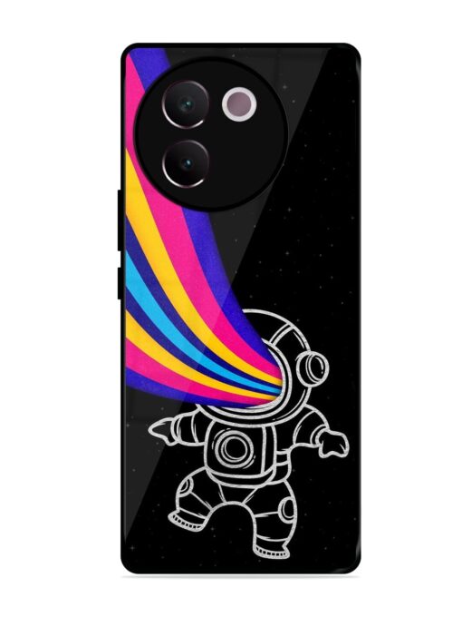 Astronaut Glossy Metal TPU Phone Cover for Vivo V30E (5G) Zapvi