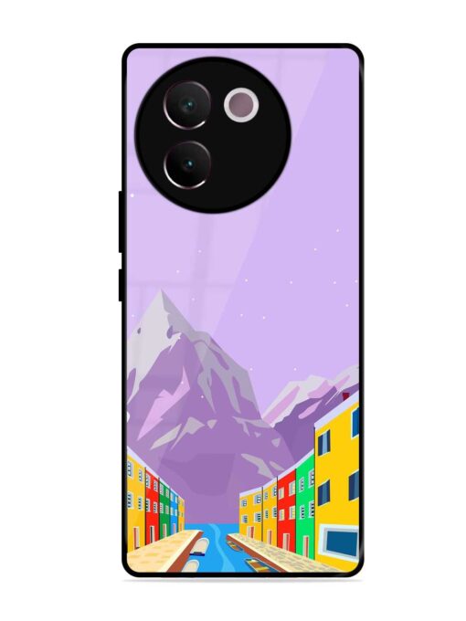 Venice City Illustration Glossy Metal Phone Cover for Vivo V30E (5G) Zapvi