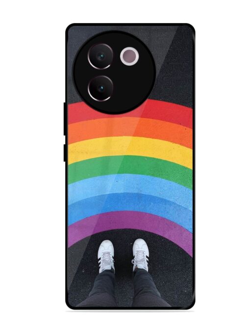 Legs Rainbow Glossy Metal TPU Phone Cover for Vivo V30E (5G) Zapvi