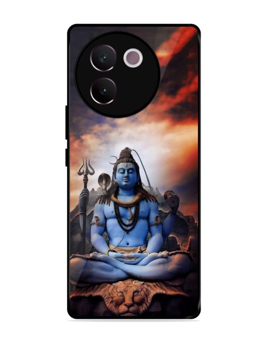 Jai Jai Shiv Glossy Metal Phone Cover for Vivo V30E (5G) Zapvi