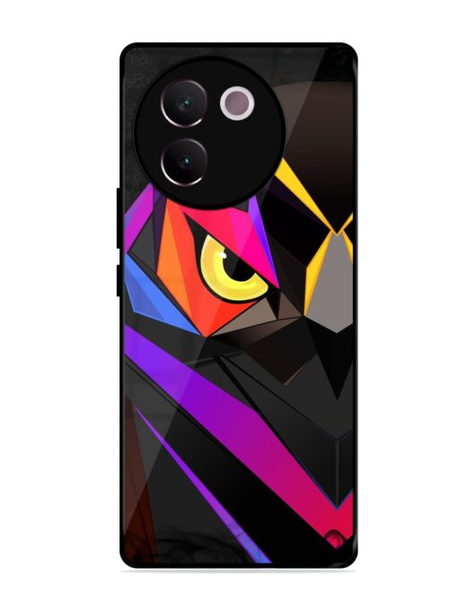 Wpap Owl Glossy Metal Phone Cover for Vivo V30E (5G) Zapvi