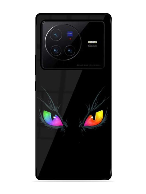 Cat Eyes Glossy Metal Phone Cover for Vivo X80