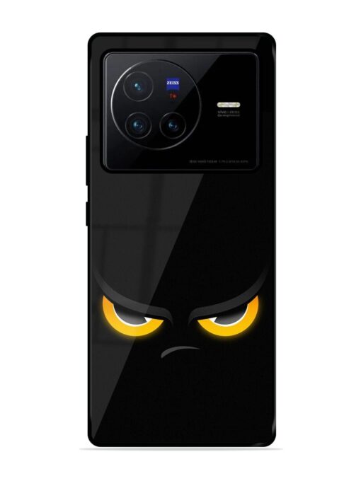 Scary Yellow Eye Glossy Metal TPU Phone Cover for Vivo X80 Zapvi