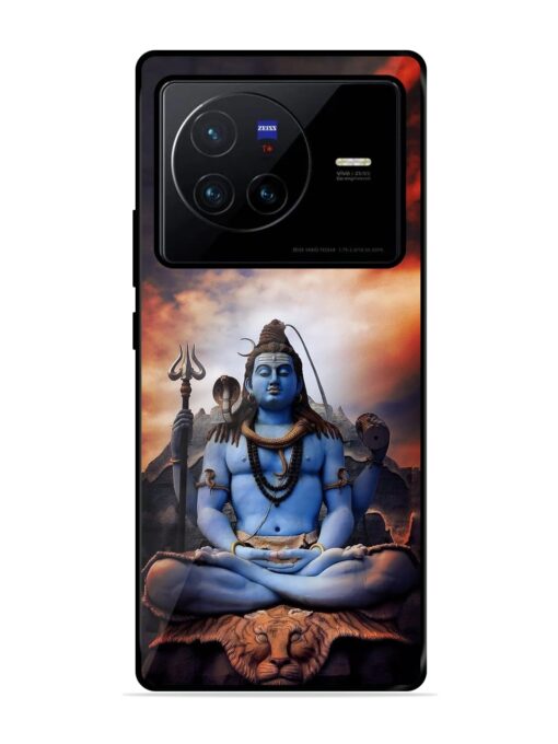 Jai Jai Shiv Glossy Metal Phone Cover for Vivo X80 Zapvi