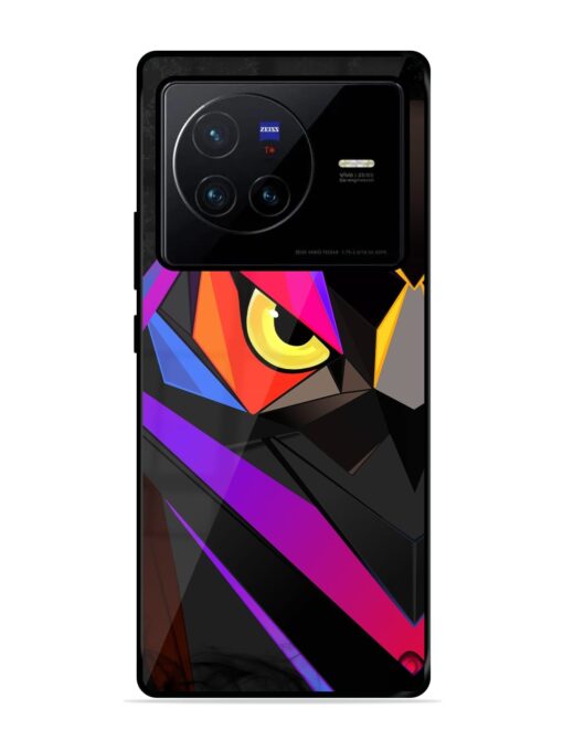 Wpap Owl Glossy Metal Phone Cover for Vivo X80