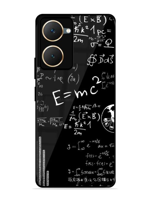 E=Mc2 Mass?Energy Equivalence Glossy Metal Phone Cover for Vivo Y18 Zapvi