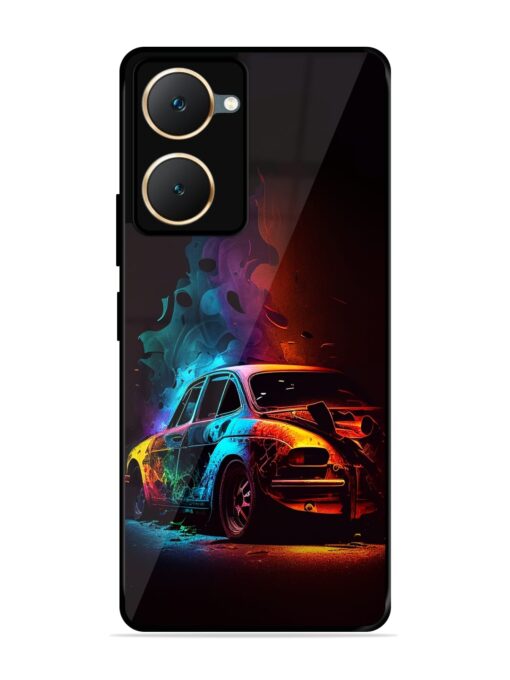 High Classic Car Art Glossy Metal Phone Cover for Vivo Y18E Zapvi