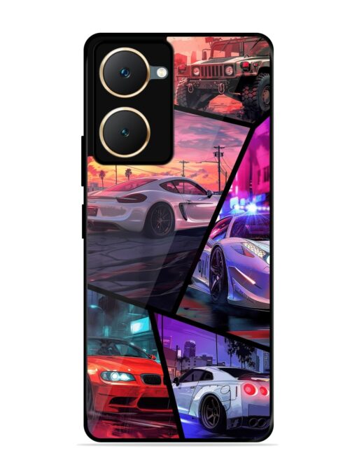 Ride In Pixels Glossy Metal Phone Cover for Vivo Y18E Zapvi