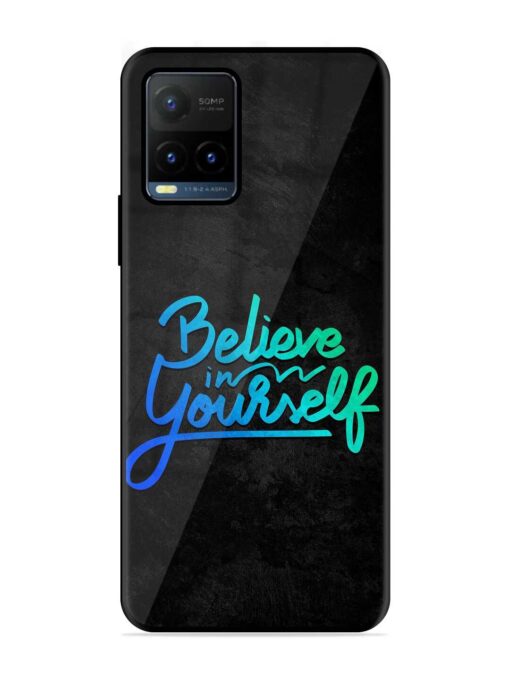 Believe In Yourself Glossy Metal Phone Cover for Vivo Y21T