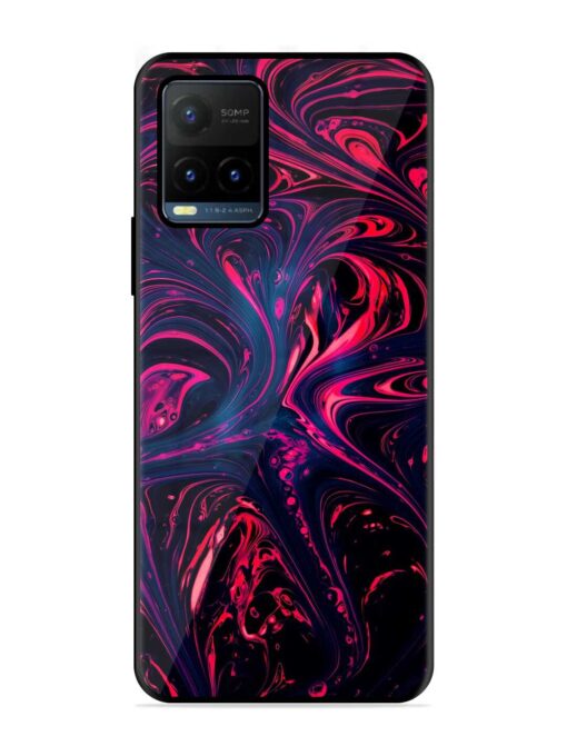 Abstract Background Glossy Metal Phone Cover for Vivo Y21T