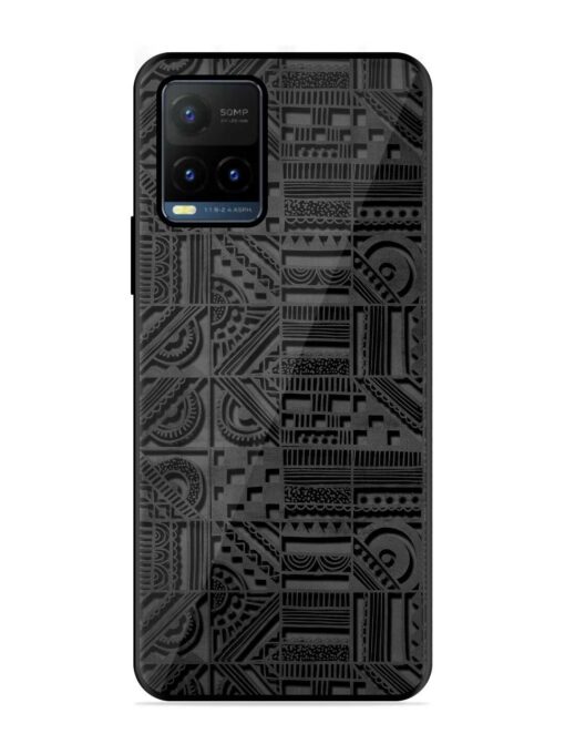 Seamless Pattern Glossy Metal Phone Cover for Vivo Y21T Zapvi