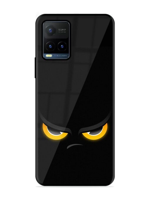 Scary Yellow Eye Glossy Metal TPU Phone Cover for Vivo Y21T