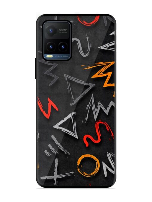 Grungy Graffiti Glossy Metal Phone Cover for Vivo Y21T