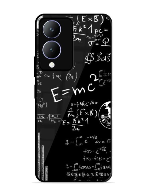 E=Mc2 Mass?Energy Equivalence Glossy Metal Phone Cover for Vivo Y28 (5G) Zapvi