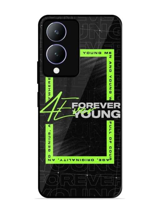 Forever Young Glossy Metal Phone Cover for Vivo Y28 (5G) Zapvi