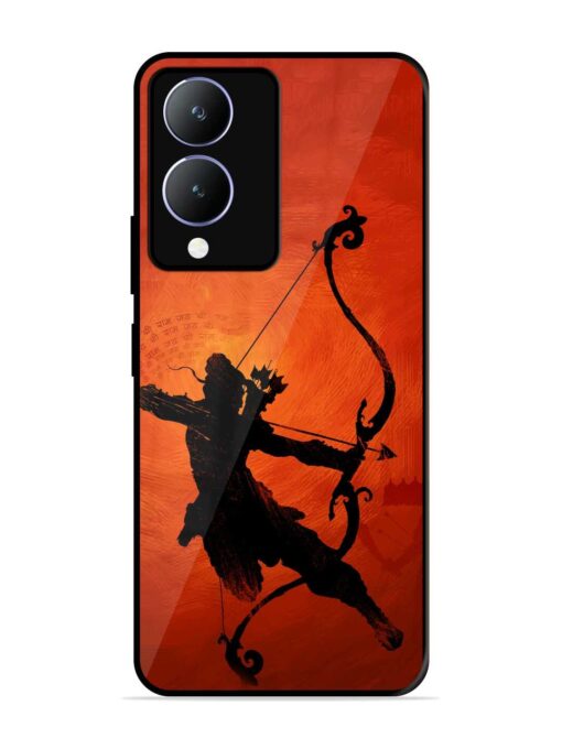 Illustration Lord Rama Glossy Metal Phone Cover for Vivo Y28 (5G)