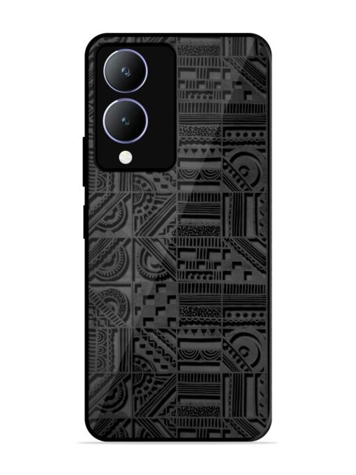 Seamless Pattern Glossy Metal Phone Cover for Vivo Y28 (5G) Zapvi