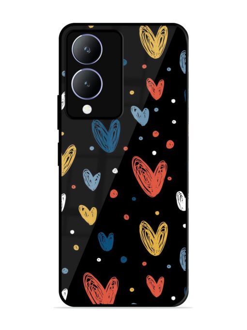 Happy Valentines Day Glossy Metal TPU Phone Cover for Vivo Y28 (5G)