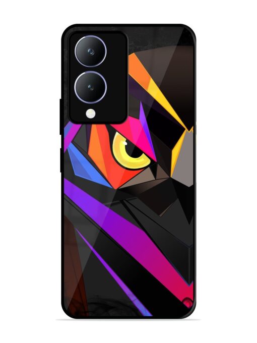 Wpap Owl Glossy Metal Phone Cover for Vivo Y28 (5G)