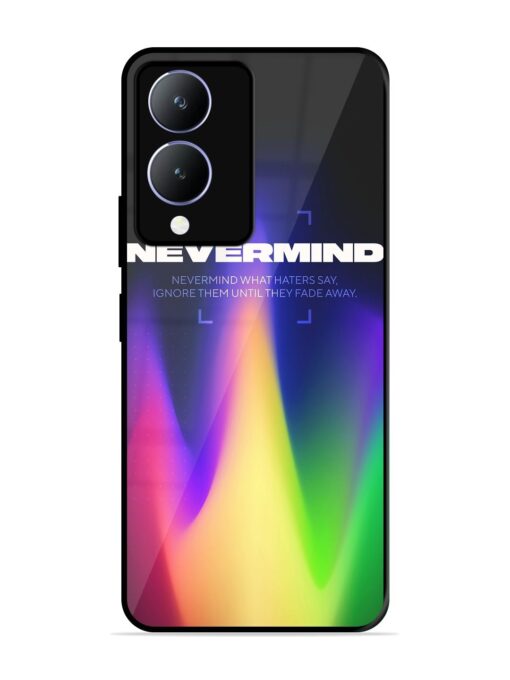 Nevermind Glossy Metal Phone Cover for Vivo Y28 (5G) Zapvi