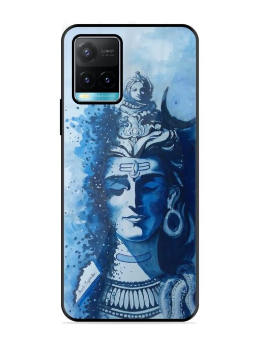 Shiv Art Glossy Metal Phone Cover for Vivo Y33S Zapvi