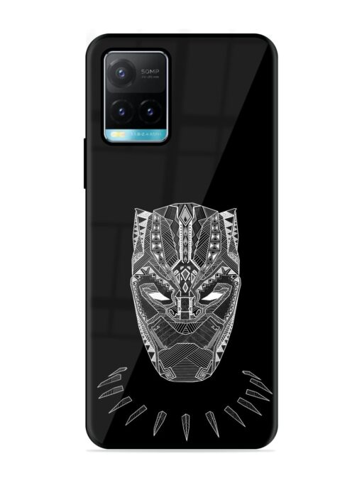 Fictional Art Glossy Metal Phone Cover for Vivo Y33S