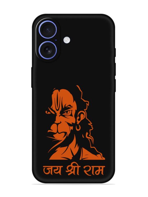 Angry Hanuman Embossed Soft Silicone Case for Apple Iphone 16 Zapvi