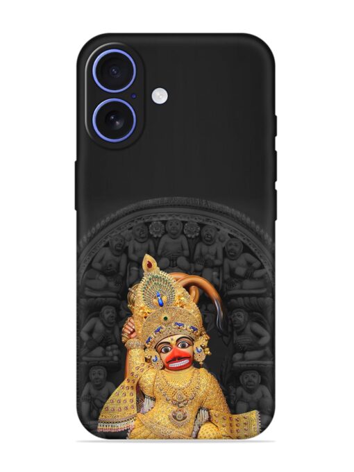 Indian Gold Hanuman Embossed Soft Silicone Case for Apple Iphone 16 Zapvi