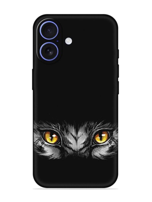 Scary Eye Embossed Soft Silicone Case for Apple Iphone 16