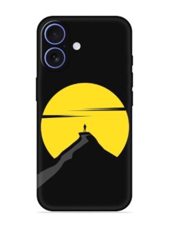 Black Ultra Vector Embossed Soft Silicone Case for Apple Iphone 16 Plus