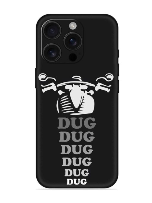 Dug Dug Dug Embossed Soft Silicone Case for Apple Iphone 16 Pro Zapvi