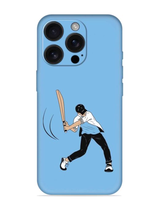 Cricket Gully Boy Embossed Soft Silicone Case for Apple Iphone 16 Pro Zapvi