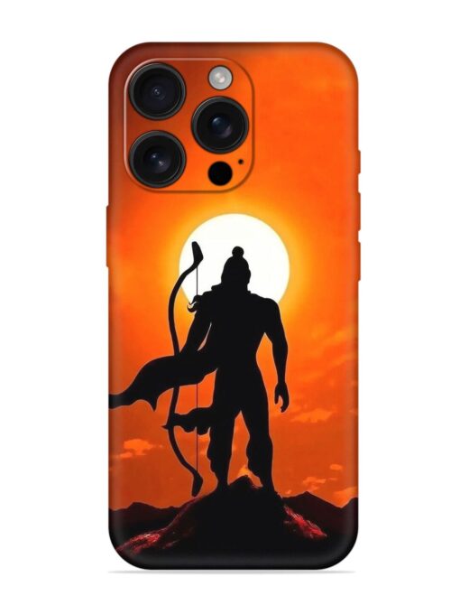 Shree Ram Embossed Soft Silicone Case for Apple Iphone 16 Pro Zapvi