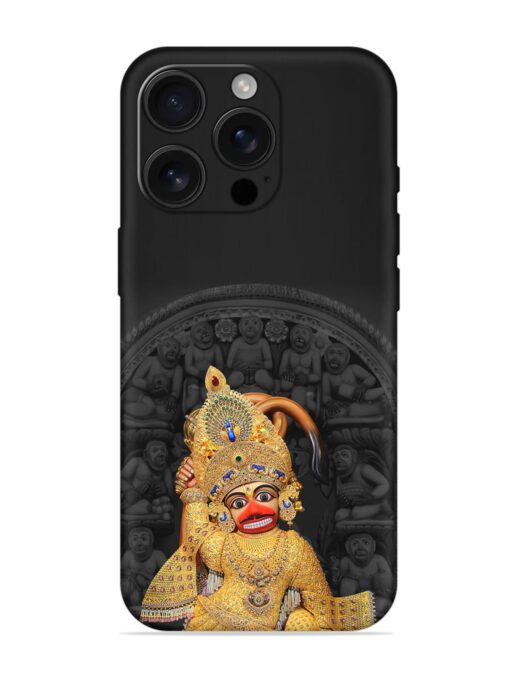 Indian Gold Hanuman Embossed Soft Silicone Case for Apple Iphone 16 Pro Zapvi