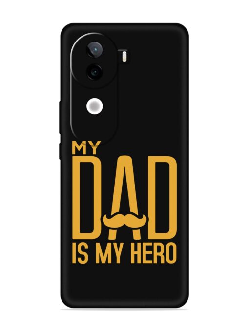 My Dad Is My Hero Embossed Soft Silicone Case for Iqoo Z9S (5G)