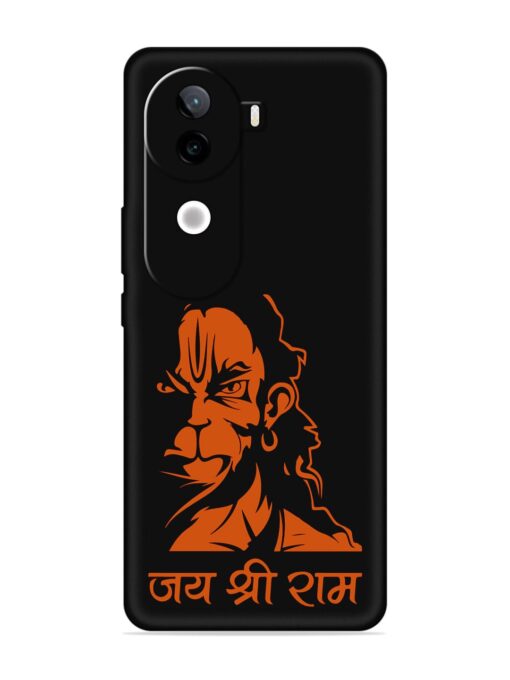 Angry Hanuman Embossed Soft Silicone Case for Iqoo Z9S (5G)