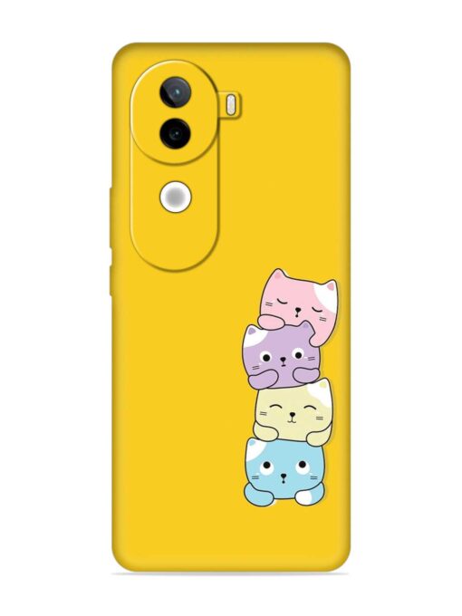 Cartoon Anime Embossed Soft Silicone Case for Iqoo Z9S (5G)