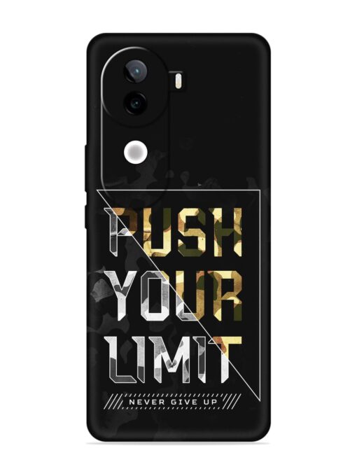 Push Your Limits Embossed Soft Silicone Case for Iqoo Z9S (5G)